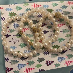 Elegant Pearl Bracelet Set